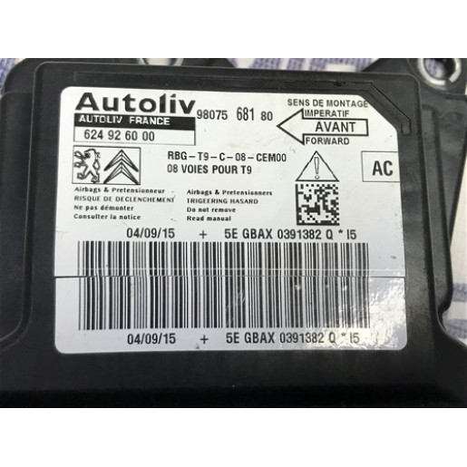 Комплект безопасности полный Peugeot 308 SW 2013-2021 9807568180
